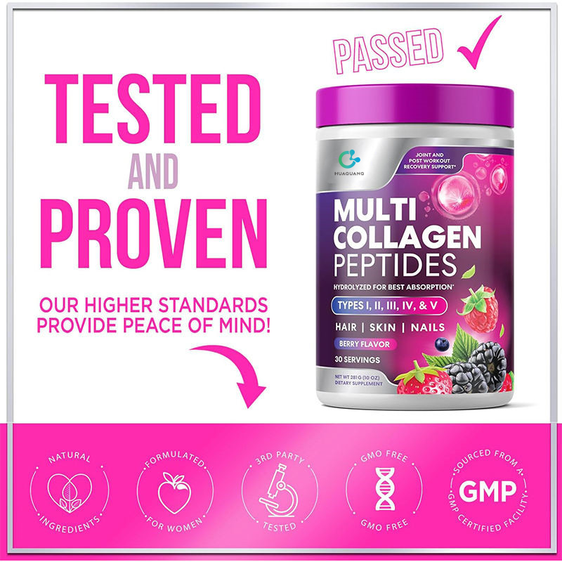 Collagen Peptides Powder Supplier - Multi-Collagen Vitamin C