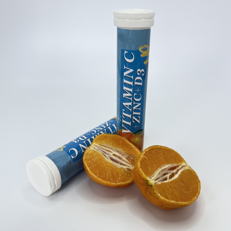 Vitamin C Effervescent Tablets Factory - 1000mg D3 Zinc Energy