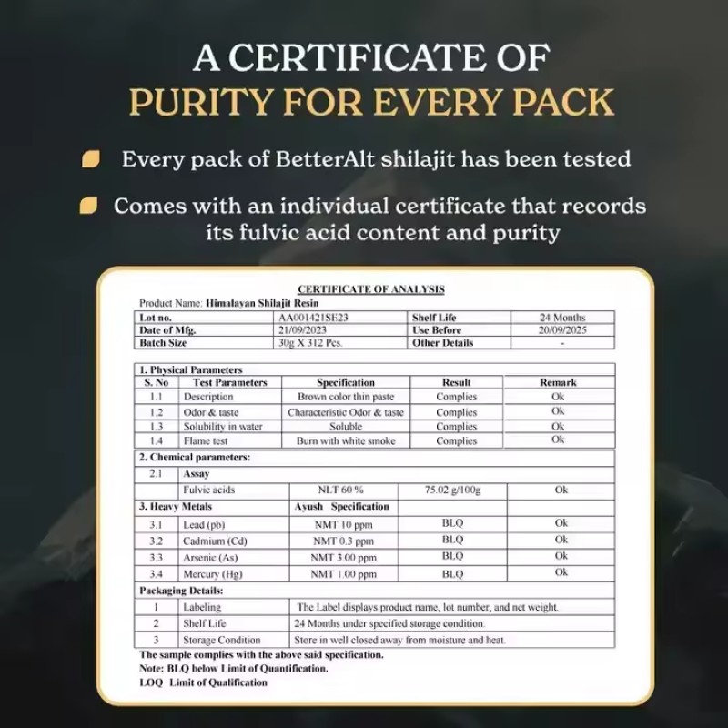 Shilajit Resin Manufacturer - Himalayan Black Maximum Potency