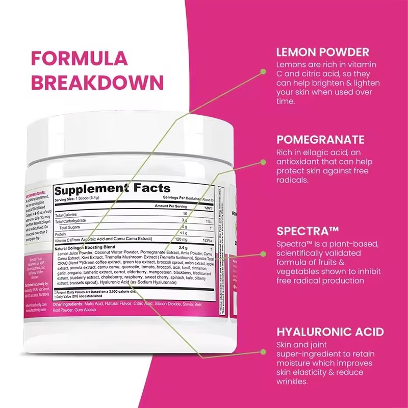 Collagen Peptides Powder Factory - Hyaluronic Acid Biotin C