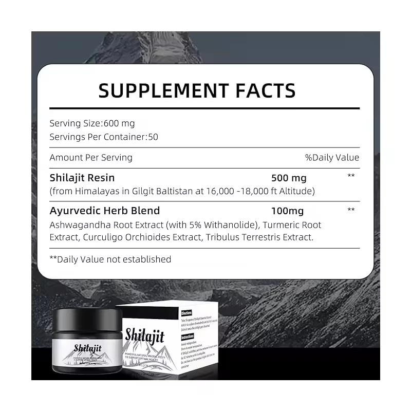 Shilajit Resin Supplier - 100% Pure Ayurvedic High Potency