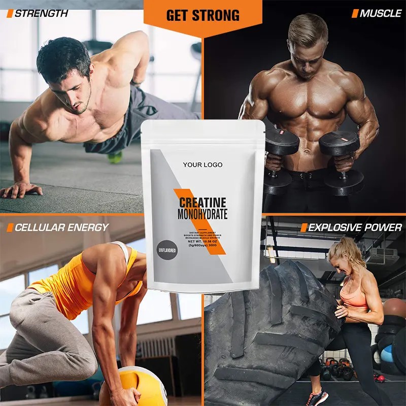 Creatine Monohydrate Factory - 200g 100 Mesh Pure Powder