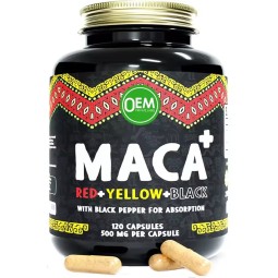 Maca Ginseng Capsule Factory - Energy Booster Strong Pills