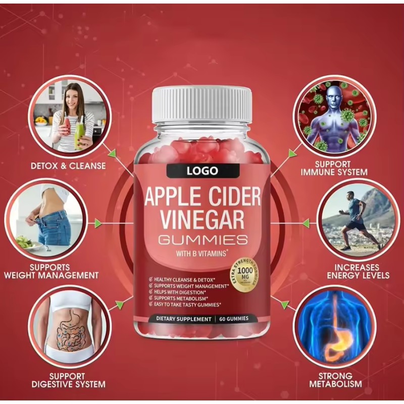 Apple Cider Vinegar Gummies Manufacturer - Detox Burn Fat Weight