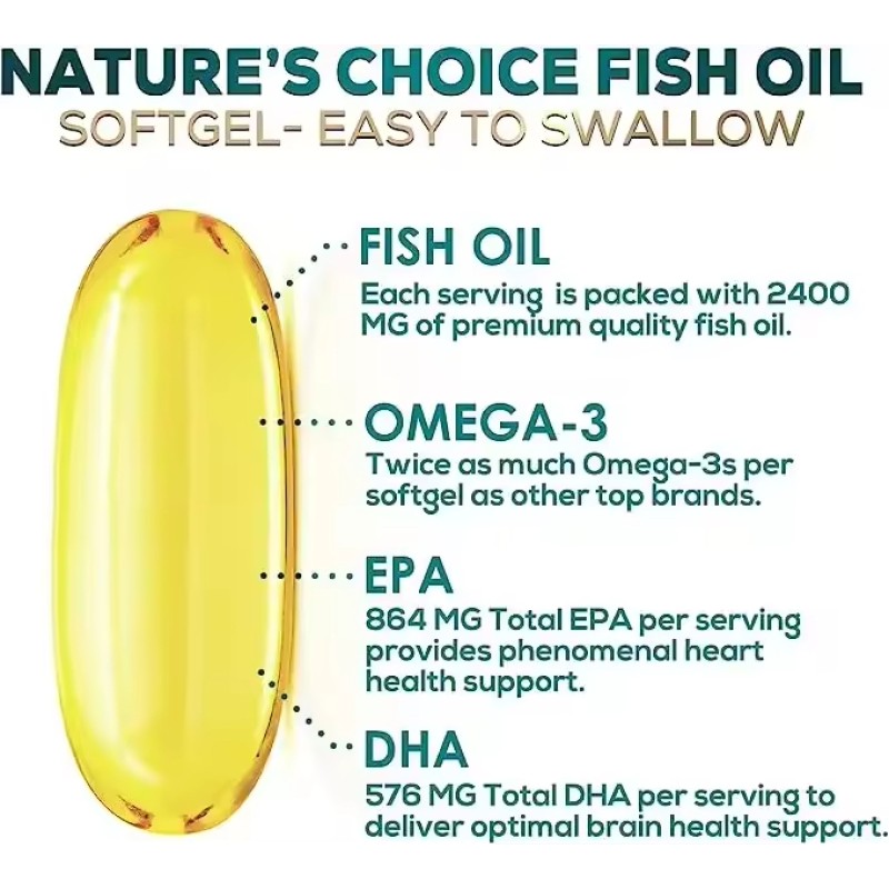Omega-3 Fish Oil Manufacturer - 10000mg Health Supplement