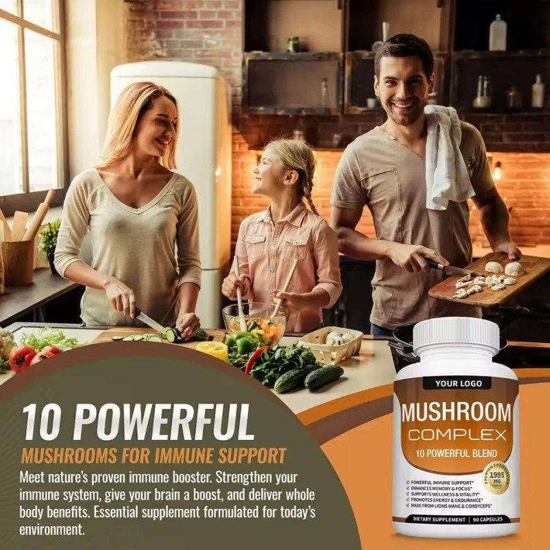 Maitake Capsules Factory - Herbal Immune Support Mushroom