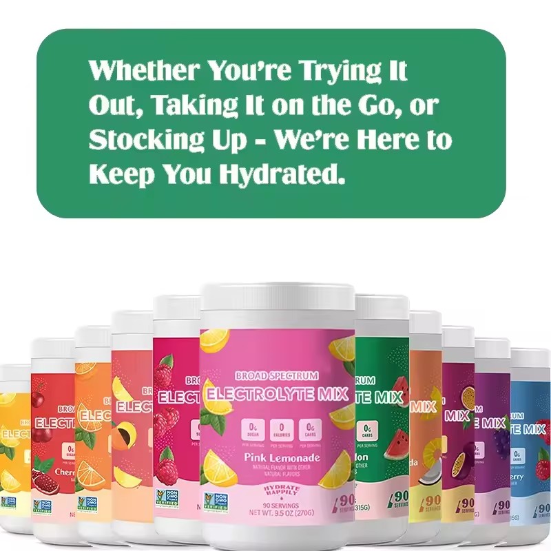 Electrolyte Powder Supplier - No Sugar Keto Hydration Packets