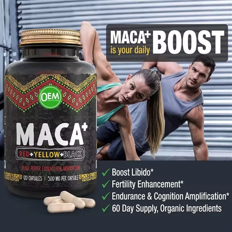 Maca Ginseng Capsule Factory - Energy Booster Strong Pills