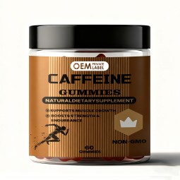 Vegan Caffeine Gummies Factory - OEM Pre Workout Muscle Growth Support