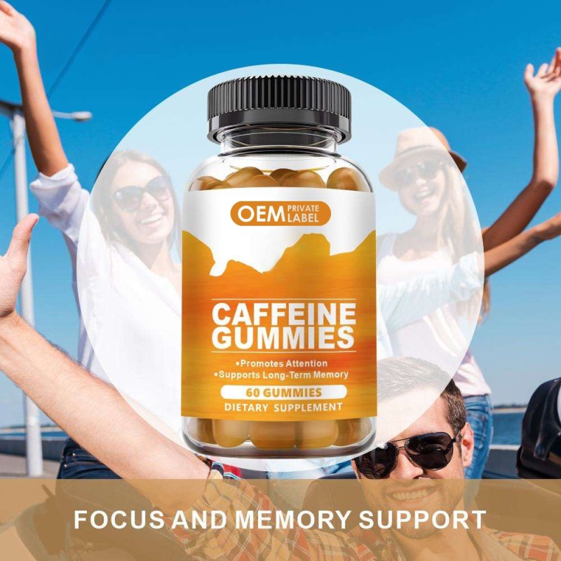 Caffeine Gummies Manufacturer - OEM Adult Attention Long Term Memory
