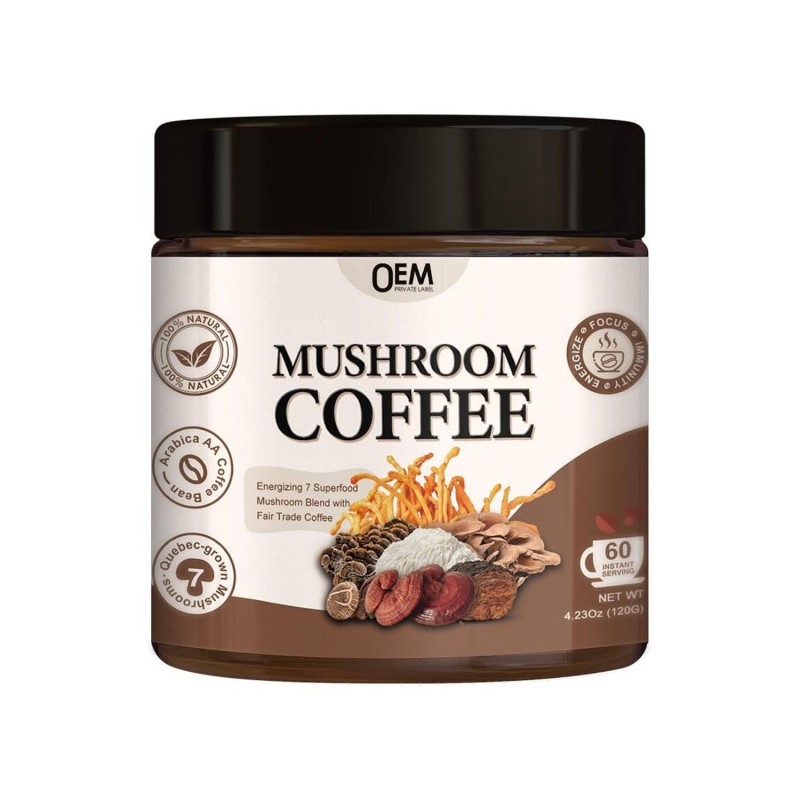 Mushroom Powder Factory - OEM Organic 10 in 1 Lions Mane Reishi Energy