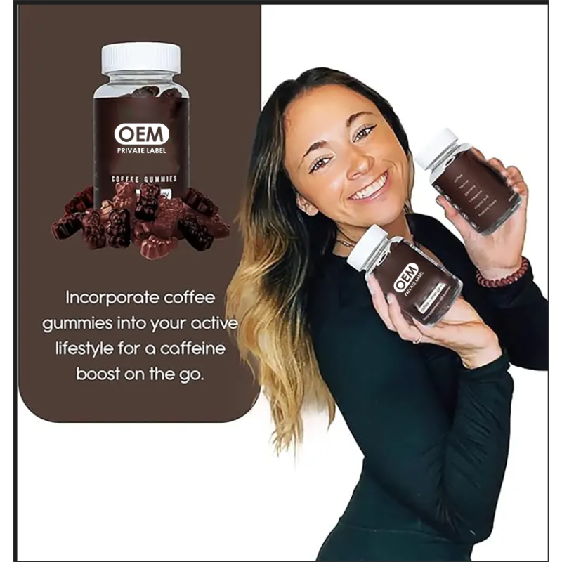 Energy Gummies Manufacturer - OEM Caffeine Herbal Extracts Skin Beauty