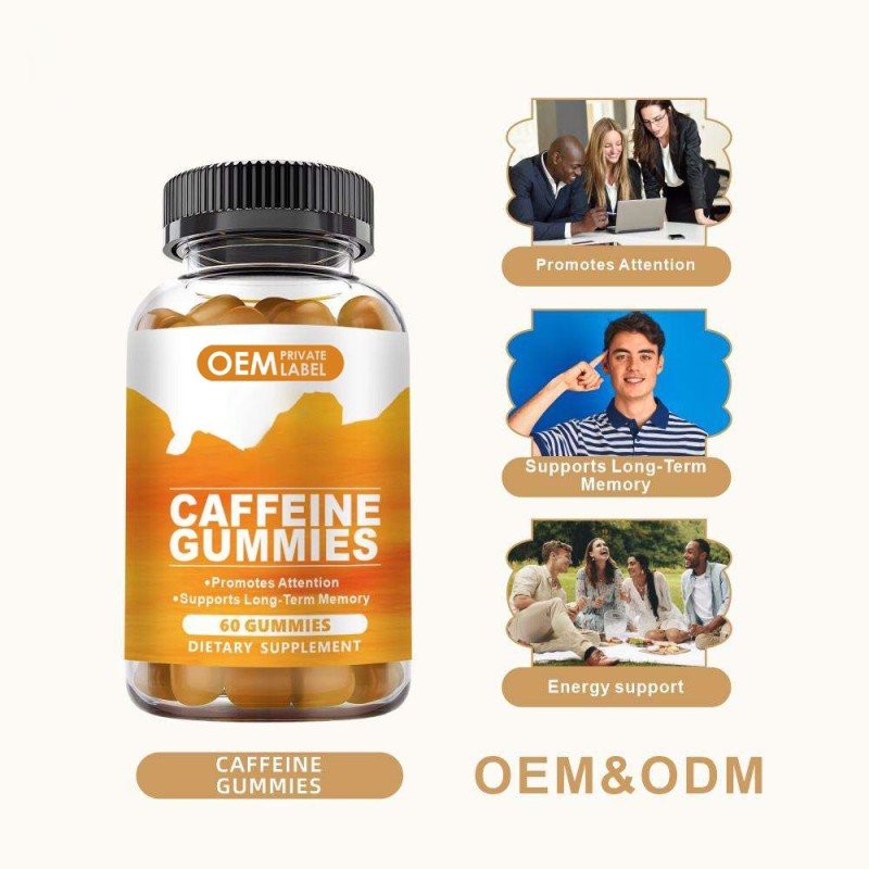 Caffeine Gummies Manufacturer - OEM Adult Attention Long Term Memory