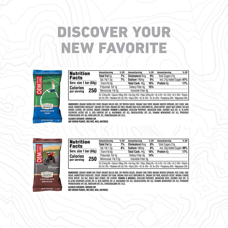 Energy Bars Supplier - OEM Organic High Fiber Protein Snacks Fat Burner