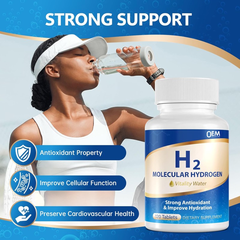Molecular Hydrogen Tablets Manufacturer - OEM High Concentration Anti-Aging Brain