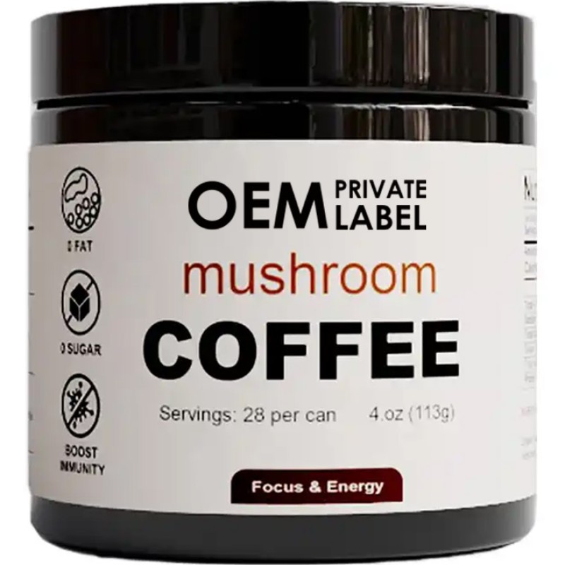 Mushroom Coffee Powder Manufacturer - OEM Organic Lions Mane Reishi Chaga