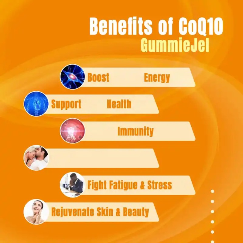 CoQ10 Gummies Factory - OEM Filled Coenzyme Q10 Heart Energy