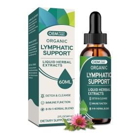 Lymph Detox Drops Factory - OEM Lymphatic Cleanse Echinacea Dandelion
