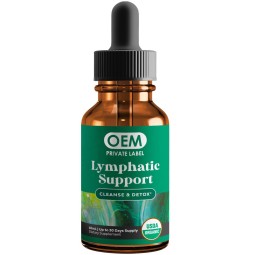 Lymph System Drops Manufacturer - OEM Organic Lymphatic Drainage Elderberry