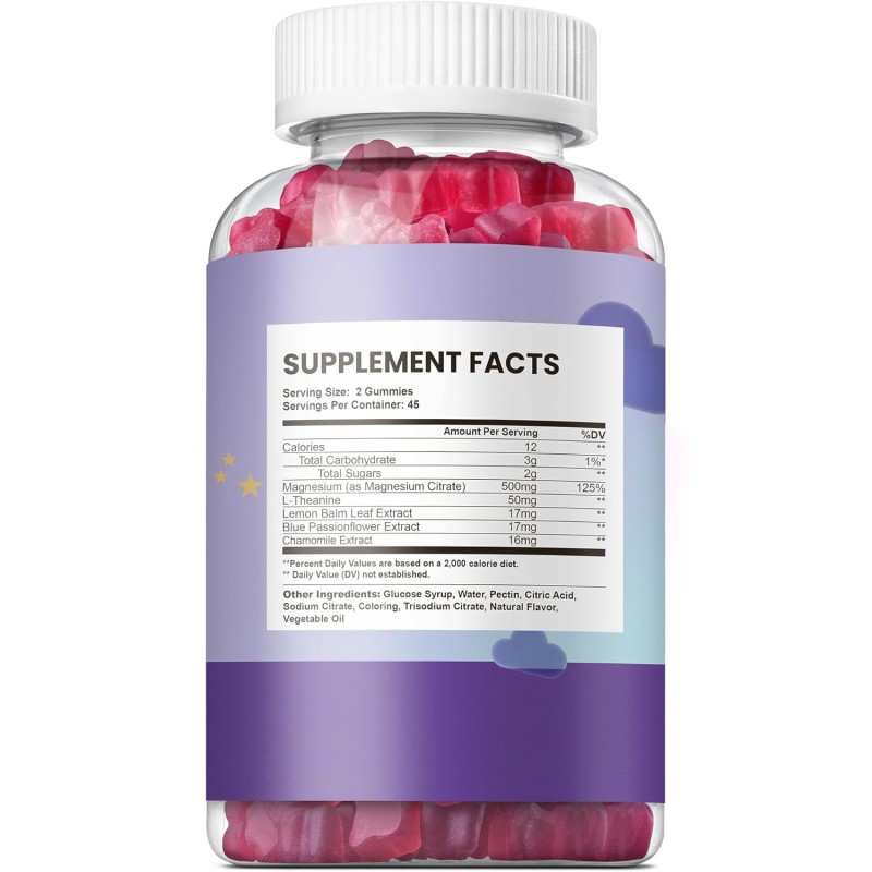 Melatonin Gummies Manufacturer - OEM 500mg Sleep Mood Relaxation Support