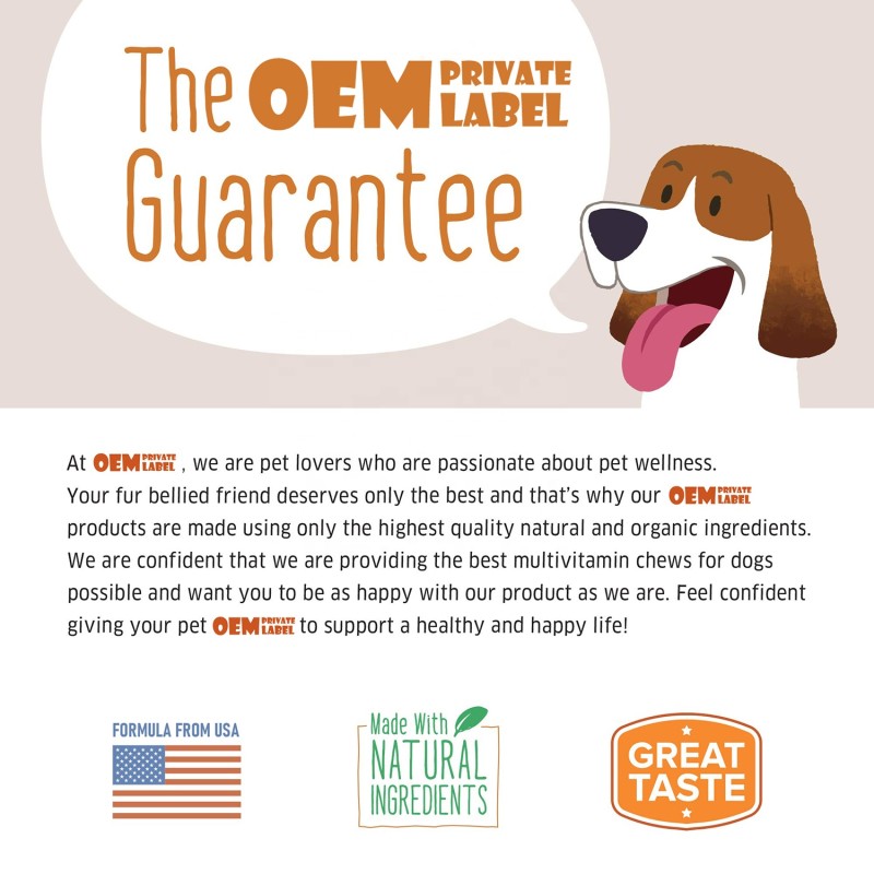 Dog Vitamins Supplement Manufacturer - OEM Multivitamin Hemp Joint Probiotics
