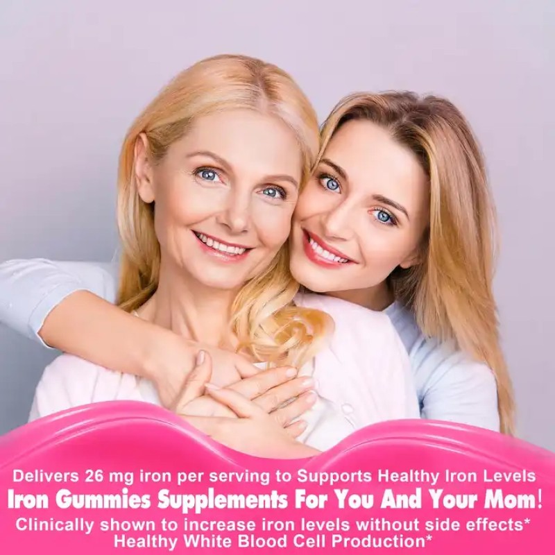 Iron Gummies Manufacturer - OEM Vitamin C High Strength Calcium Zinc