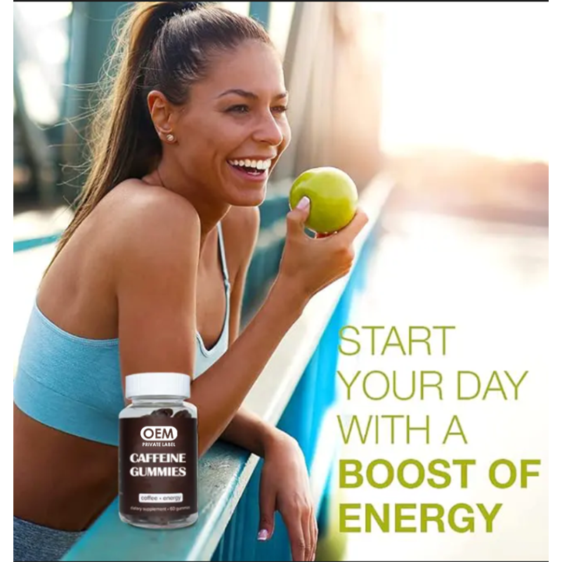 Energy Gummies Manufacturer - OEM Caffeine Herbal Extracts Skin Beauty