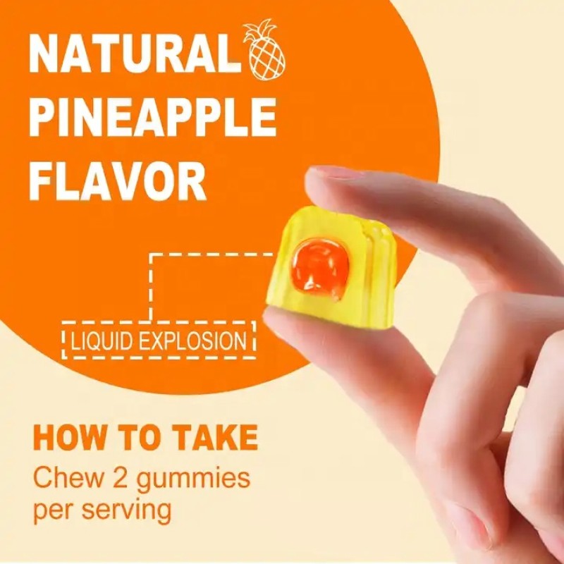 Turmeric Gummies Manufacturer - OEM Sugar Free Curcumin Skin Hair Joint