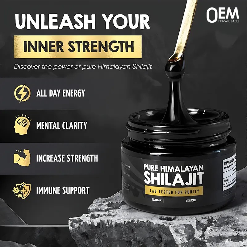 Shilajit Resin Manufacturer - OEM Natural Organic Ashwagandha Fulvic Acid