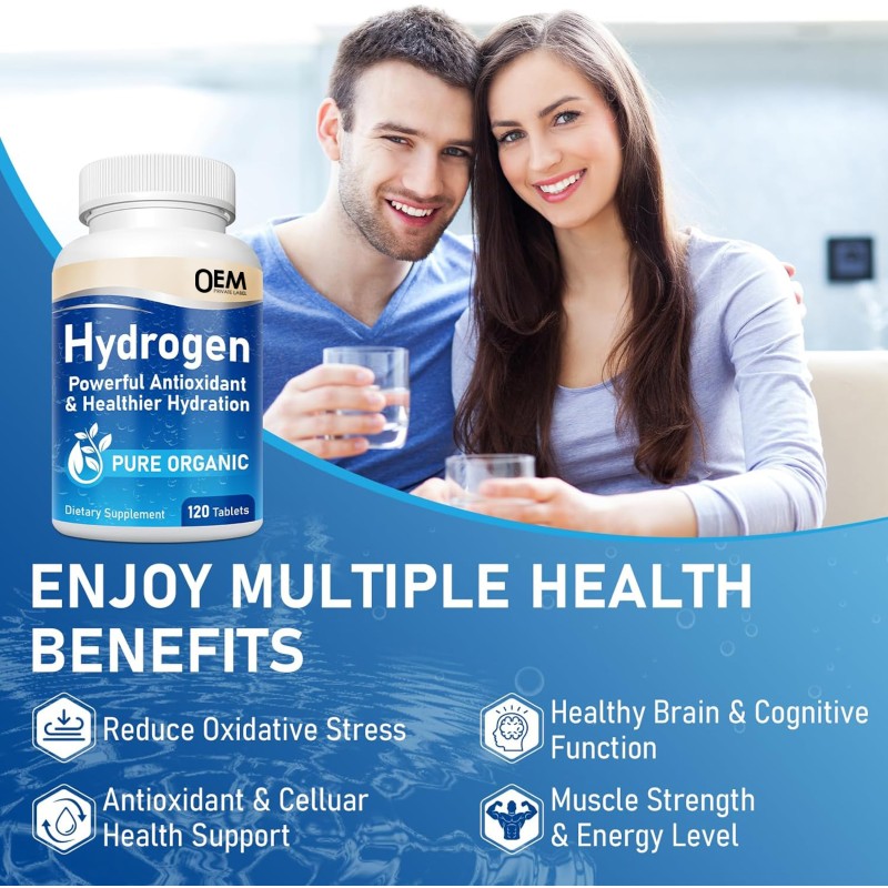 Hydrogen Water Tablets Supplier - OEM Magnesium H2 Tablets Brain Support