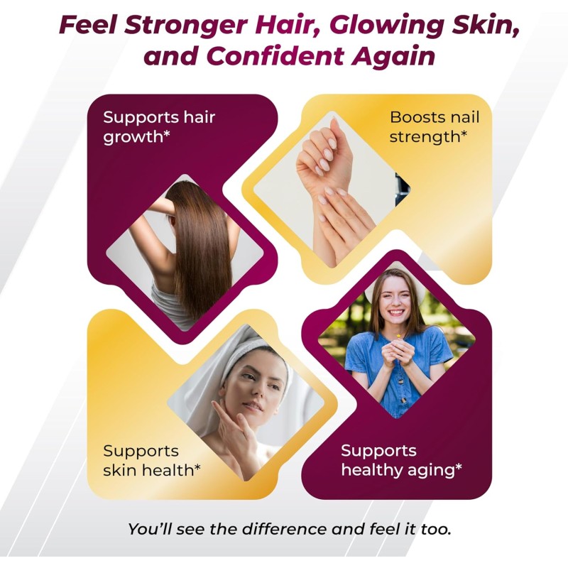 Biotin Capsules Manufacturer - OEM Private Label Collagen Hair Skin Nails