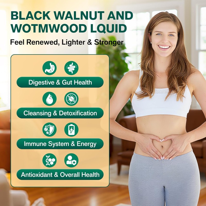 Digestive Drops Manufacturer - OEM Black Walnut Wormwood Tincture Gut