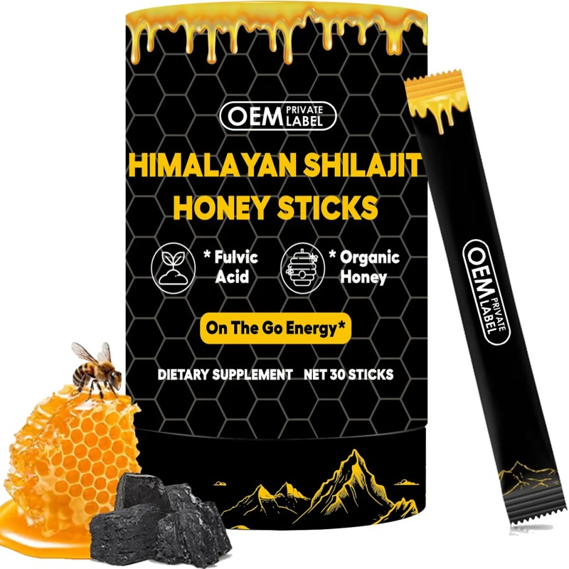 Shilajit Honey Sticks Supplier - OEM Himalayan Resin Organic Honey Saffron