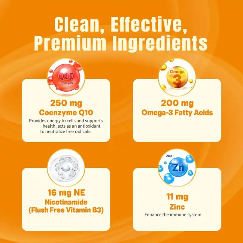 CoQ10 Gummies Factory - OEM Filled Coenzyme Q10 Heart Energy