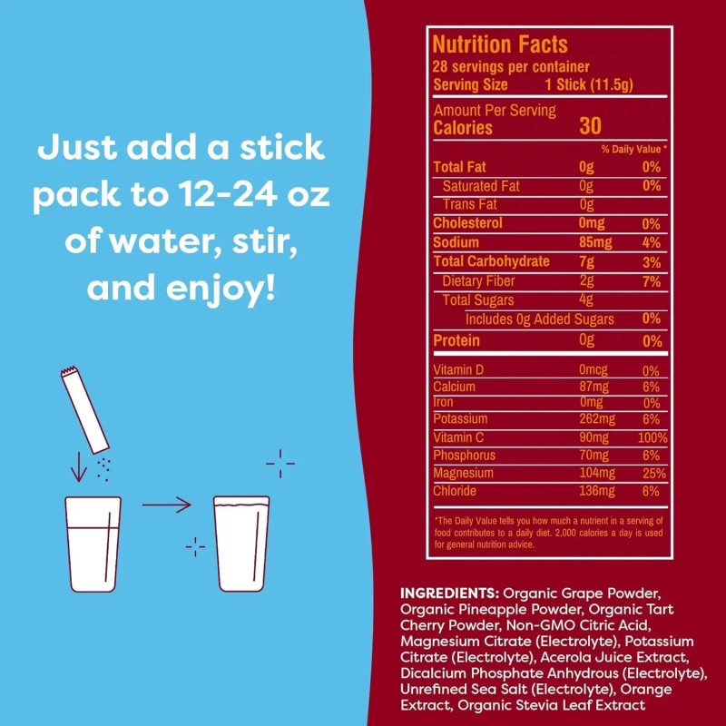 Electrolytes Powder Manufacturer - OEM Hydration Drink Mix High Potassium
