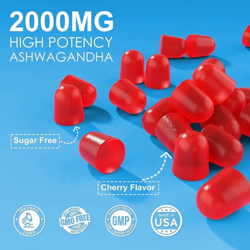 Ashwagandha Gummies Supplier - Sugar Free Vitamin D OEM
