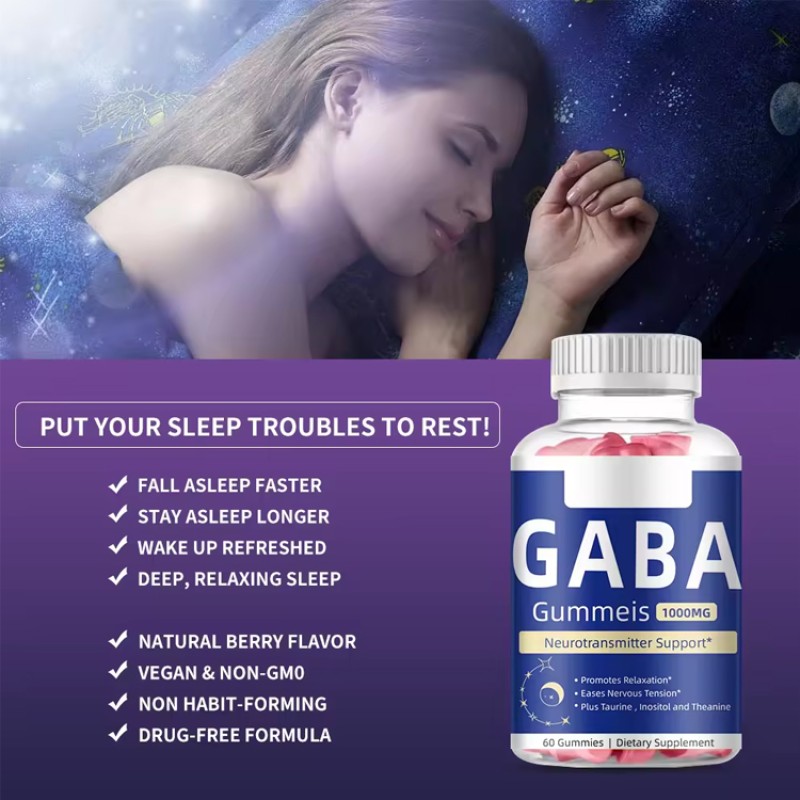 Sleep Gummies Supplier - GABA Herbal Supplement OEM