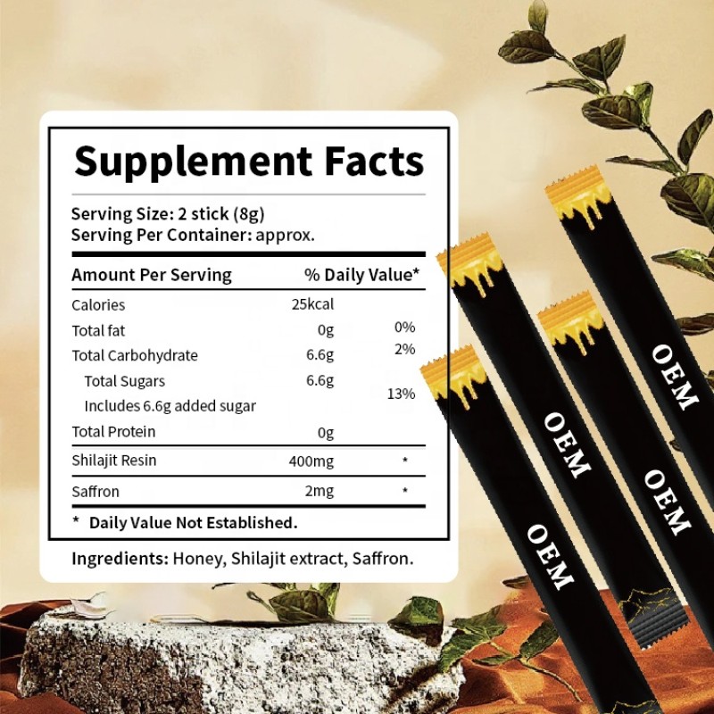 Shilajit Sticks Manufacturer - Fulvic Acid Honey Himalayan