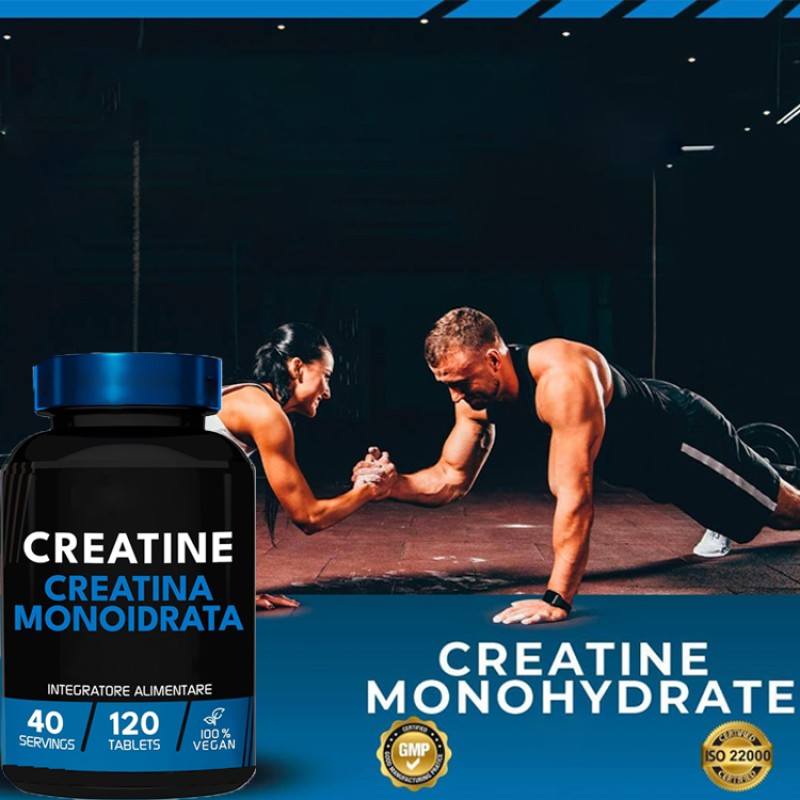 Creatine Monohydrate Capsules Factory - Keto Friendly 120 Capsules