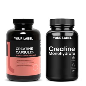 Creatine Capsules Factory - 500mg Vegan Monohydrate Custom