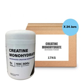 Creatine Monohydrate Manufacturer - Bulk 24*500g Jars OEM