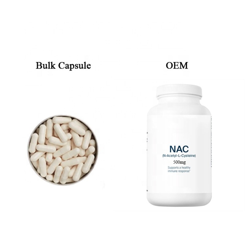 NAC Capsules Supplier - N-Acetyl L-Cysteine 500mg