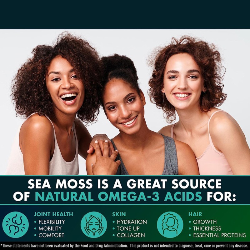 Irish Seamoss Capsules Supplier - 500mg 60 Capsule Immunity