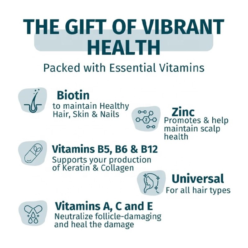 Biotin Gummies Manufacturer - Vegan Hair Skin Nails