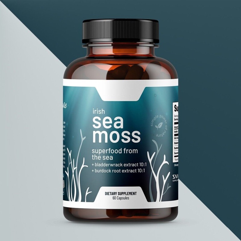 Irish Seamoss Capsules Supplier - 500mg 60 Capsule Immunity