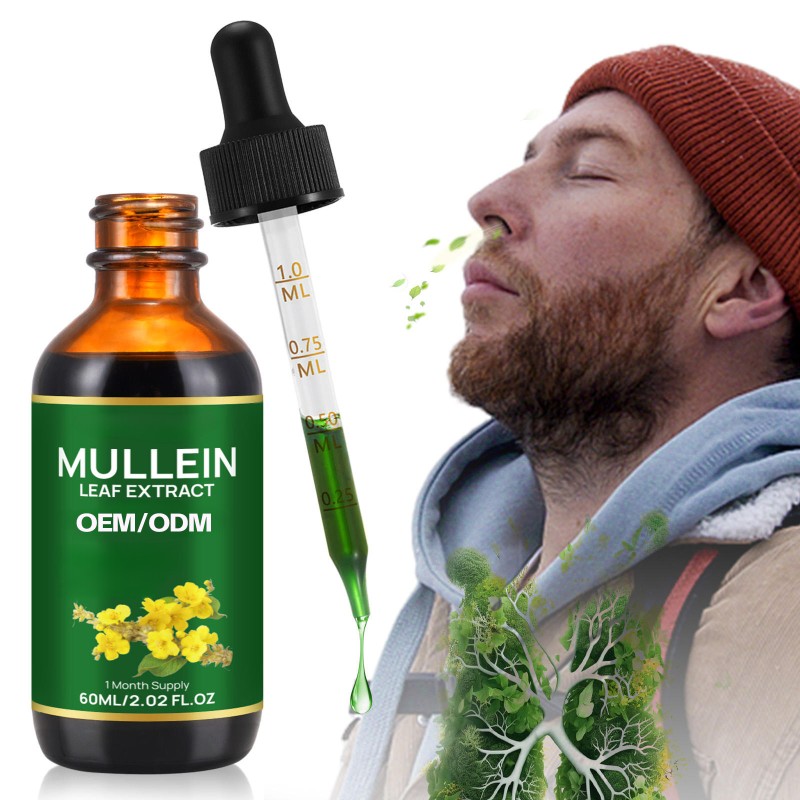 Mullein Leaf Drops Factory - OEM Respiratory Health Lung Support