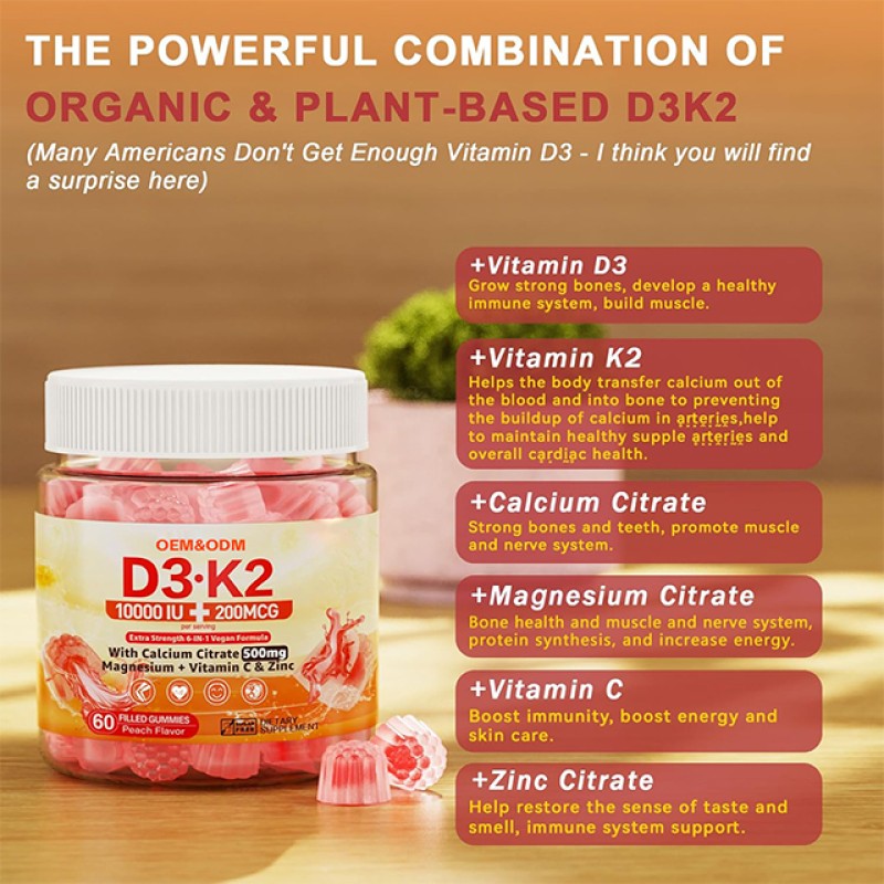 Calcium Softgels Manufacturer - OEM Magnesium Vitamin D3 K2 B12