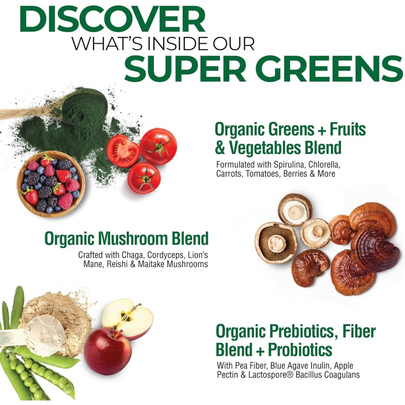 Super Greens Powder Factory - OEM Natural Plant Veggie Superfood