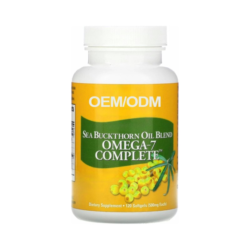 Sea Buckthorn Oil Softgel Supplier - OEM 500mg 1000mg Seed Oil