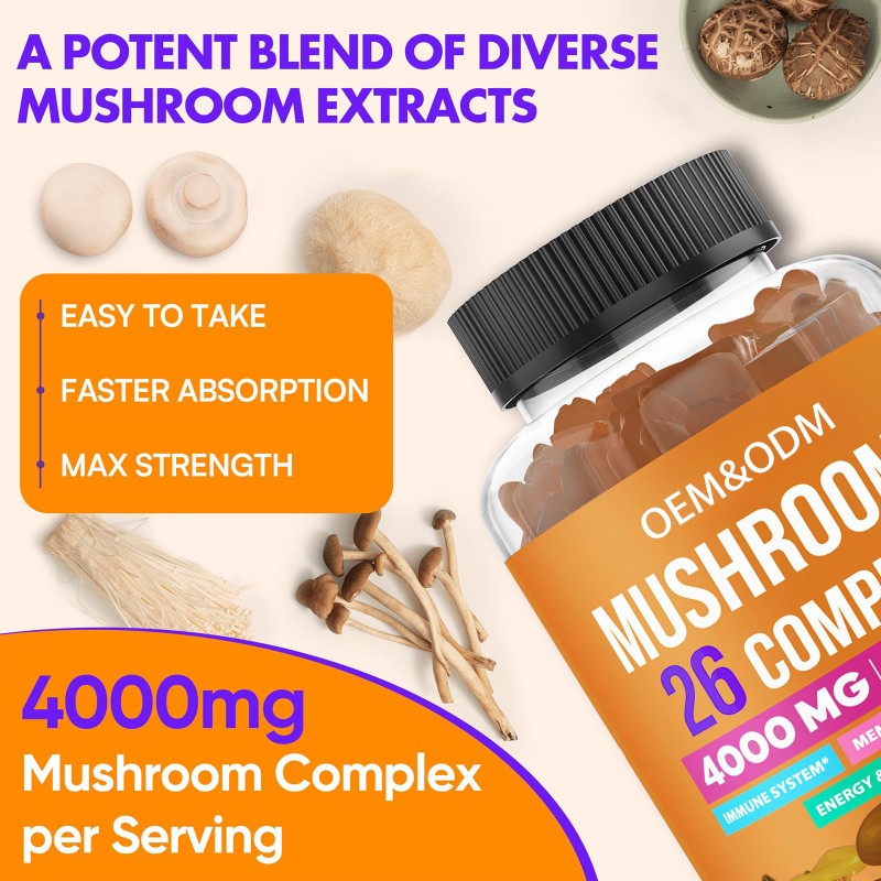 Nootropics Gummy Factory - OEM Brain Boost Lion's Mane Mushroom